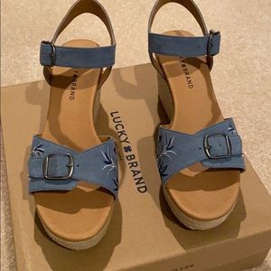 Lucky Brand espadrille wedge